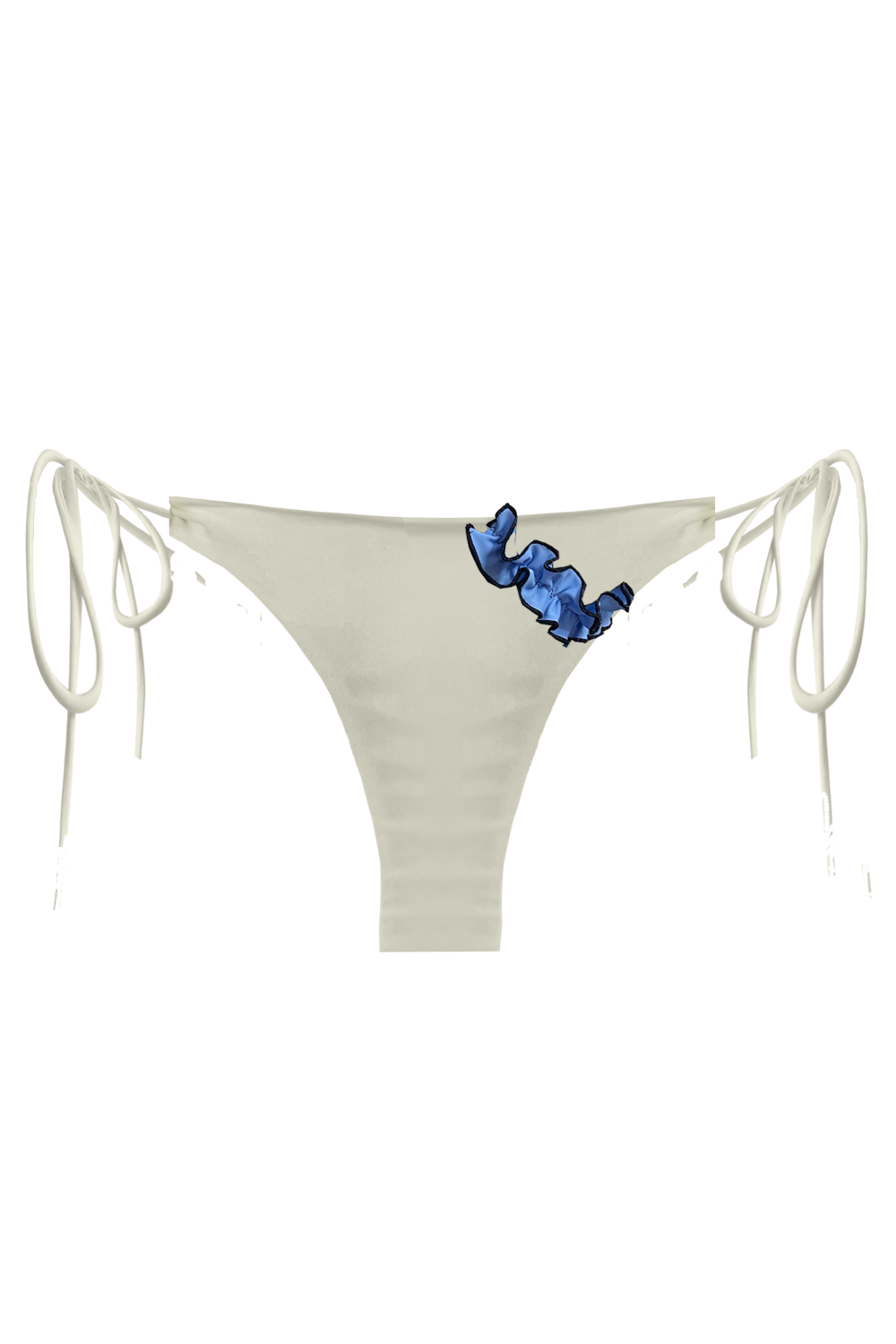 Jamie Ecru Blue dół bikini