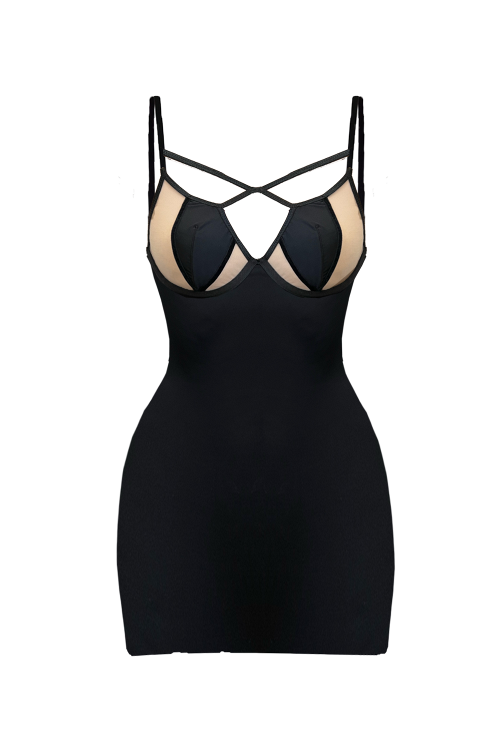 Sukienka Stella z przezroczystą siateczką